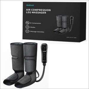 Nekteck Air Compression Leg Massager for Circulation & Relaxation FE-7204B